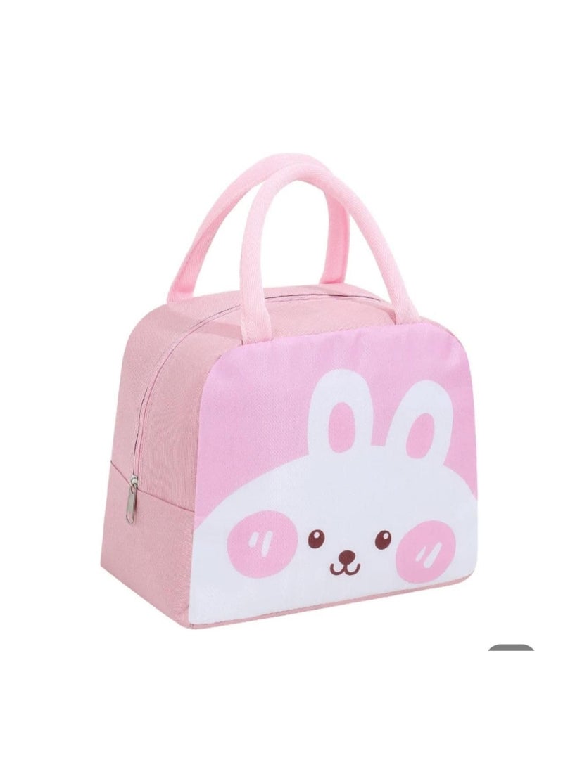 شنطة لانش بوكس أطفال حرارية معزولة – حقيبة طعام مدرسية مقاومة للماء – سعة كبيرة – تصميم كرتوني لطيف – بسحاب معدني قوي - Image 1